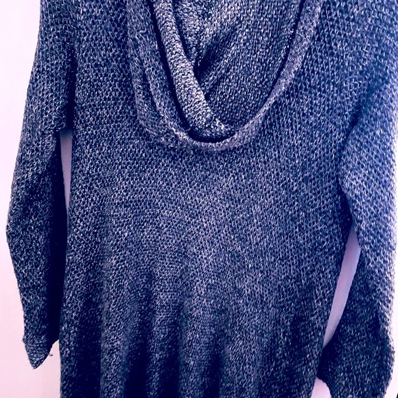 Cozy Knit Women's Open Knit Cardigan Sweater - Charcoal LIKE NEW - Picture 8 of 12